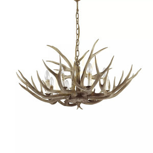 Pendelleuchte Ideallux Chalet SP8 Beige 115504 8-flammig E14 91 cm small 1