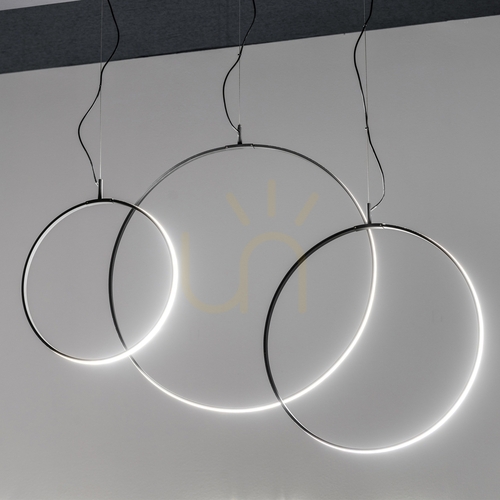 Prüfen Pendelleuchte Ideallux Circus SP D44 schwarz LED 29W 291345
