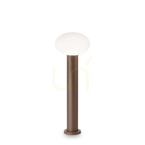 Prüfen Außenstehleuchte Ideallux CLIO MPT1 Coffee Braun E27 60 cm Aluminium 328829