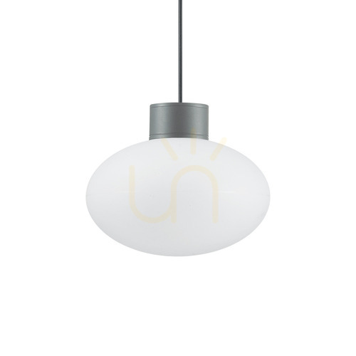 Prüfen Pendelleuchte Außen Ideallux Clio 136073 anthrazit E27 Aluminium 29,5-100,5 cm