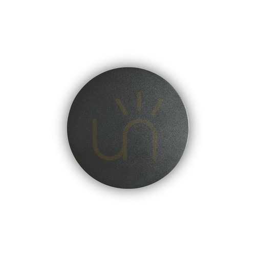 Prüfen Wandleuchte Ideallux Cover D15 Round schwarz LED 9,5W 195742