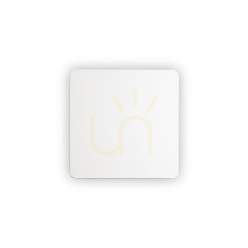 Prüfen Wandleuchte Ideallux Cover AP D15 Square weiß LED 9,5W 195728
