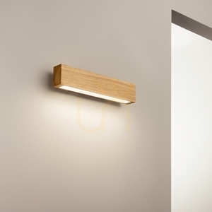 Wandleuchte Ideallux CRAFT AP D40 schwarz Holz LED 12W 284477 small 2