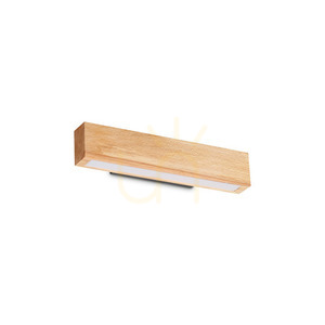 Wandleuchte Ideallux CRAFT AP D40 schwarz Holz LED 12W 284477 small 0