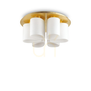 Plafond Ideallux Daisy PL6 Gold 6-flammig E27 60 cm 247779 small 0