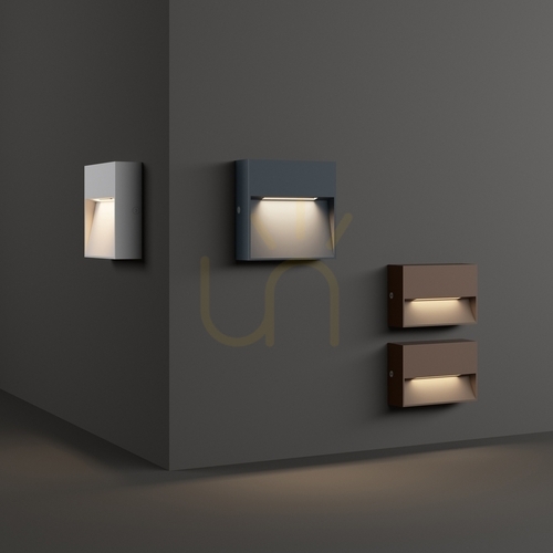 Prüfen Außenwandleuchte Ideallux Dedra AP Big anthrazit LED 1,5W rund IP54 316871