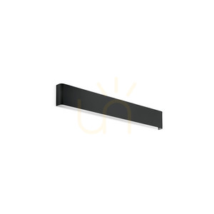 Wandleuchte Ideallux Delta AP D061 schwarz LED 3000K 19,5W 287638 small 0