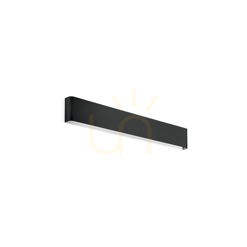 Prüfen Wandleuchte Ideallux Delta AP D061 schwarz LED 19,5W 4000K 307022
