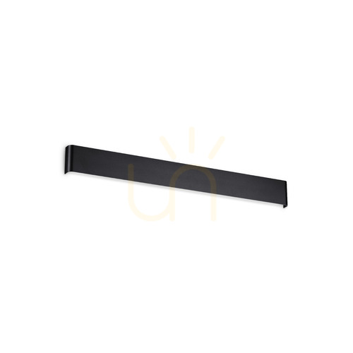Prüfen Wandleuchte Ideallux Delta AP D083 Nero schwarz LED 3000K 30W 287614