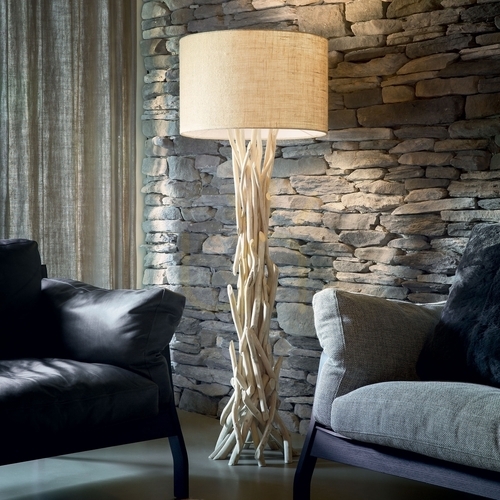 Prüfen Stehlampe Ideallux DRIFTWOOD Holz 3-flammig E27 156 cm 180946