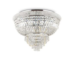Plafond Ideallux Dubai PL24 Chrom Kristall 78 cm 243566 small 0