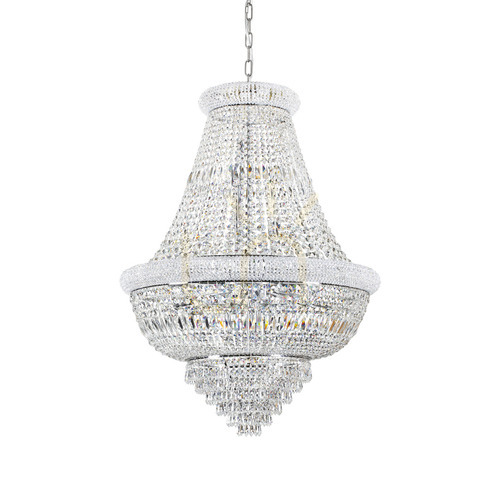 Prüfen Pendelleuchte Ideallux Dubai SP24 Cromo Chrom Kristall 80 cm 243597