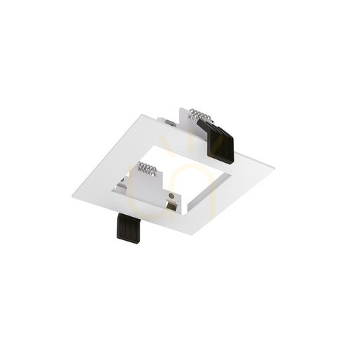 Prüfen Einbauring Ideallux Dynamic Frame Square weiß Aluminium 10 cm 208725