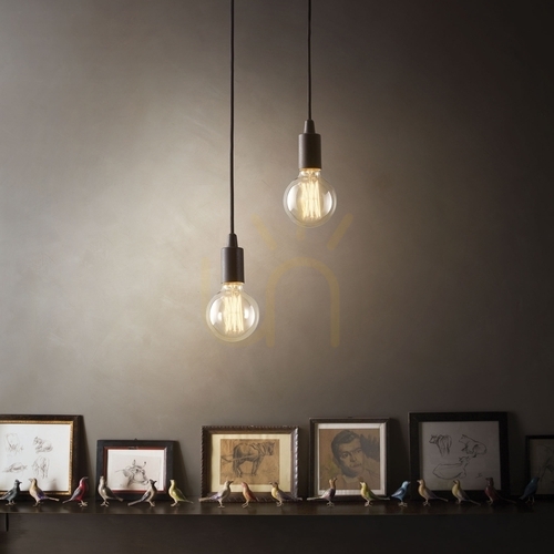 Prüfen Pendelleuchte Ideallux Edison SP1 Nero schwarz E27 113319