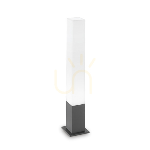 Prüfen Außenstehleuchte Ideallux EDO Outdoor PT1 Square Anthrazit GX53 79 cm 135762