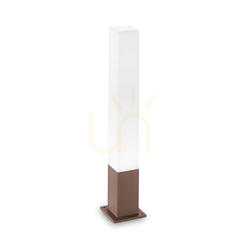 Prüfen Außenstehleuchte Ideallux EDO Outdoor PT1 Square Coffee Braun GX53 79 cm 213088