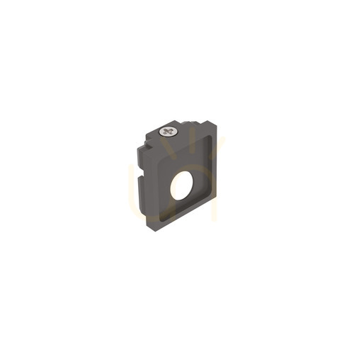 Prüfen Endkappe Ideallux EGO schwarz Aluminium 2,6 cm 267258