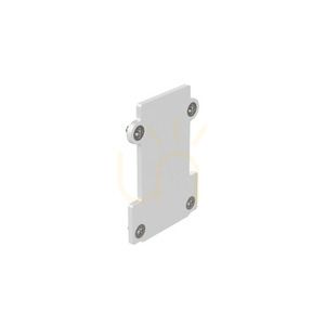 Endkappe Ideallux EGO recessed ohne Loch weiß Aluminium 282701 small 0
