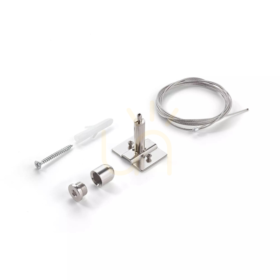 Aussicht Pendelkabel Ideallux EGO Stahlseil schwarz 2 m Aluminium 259376 Pendelkabel Ideallux EGO Stahlseil schwarz 2 m Aluminium 259376