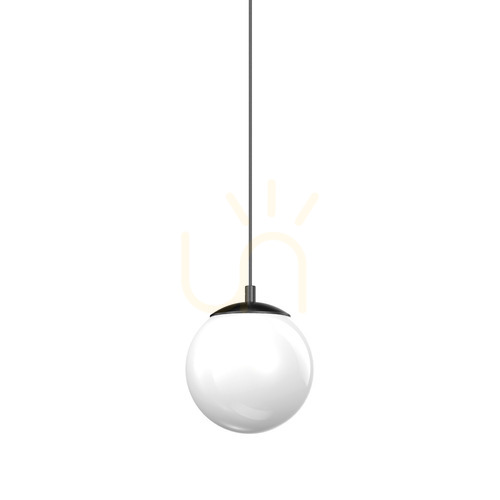 Prüfen Pendelleuchte für Stromschiene Ideallux Ego Ball schwarz LED 10W 3000K 327525