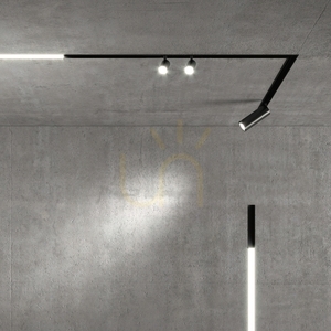 LED Einbauprofil Ideallux EGO Recessed 1000 mm schwarz 258171 1 LED Einbauprofil Ideallux EGO Recessed 1000 mm schwarz 258171 small 1