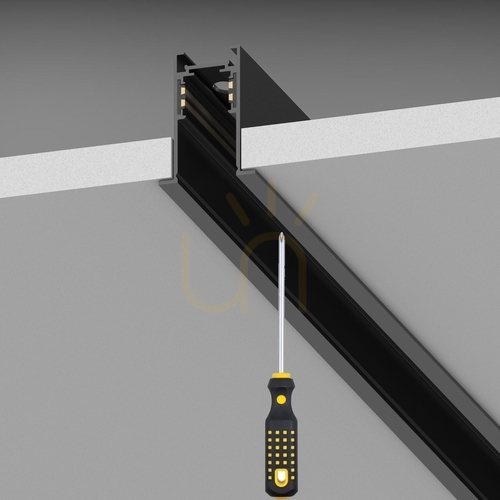 Prüfen Einbauprofil Ideallux EGO Recessed Trim 2000 mm weiß Aluminium 320465