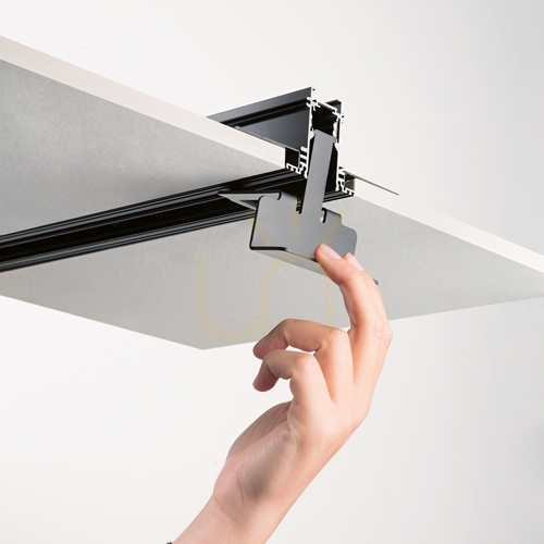 Prüfen Installationswerkzeug Ideallux EGO Einbauleuchte schwarz Aluminium 292922