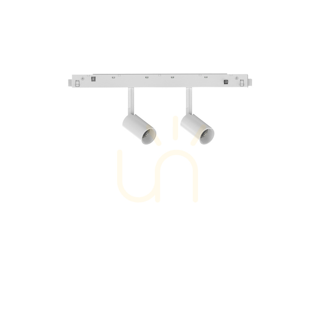 Prüfen LED Stromschienenleuchte Ideallux EGO Track Double 5W 3000K schwarz DALI 286341 LED Stromschienenleuchte Ideallux EGO Track Double 5W 3000K schwarz DALI 286341