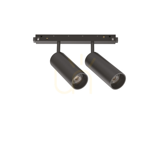 Prüfen Stromschienenlampe Ideallux EGO Track Double schwarz LED 24W 3000K DALI 286372
