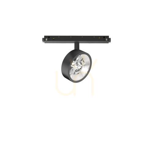 Prüfen Stromschienenlampe Ideallux EGO Track Flat Single 9W 3000K DALI schwarz 300528