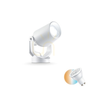 Ideallux ELIO 120218 weiß GU10 IP66 12,5 cm Einfahrt-Gartenstrahler 0 Ideallux ELIO 120218 weiß GU10 IP66 12,5 cm Einfahrt-Gartenstrahler small 0