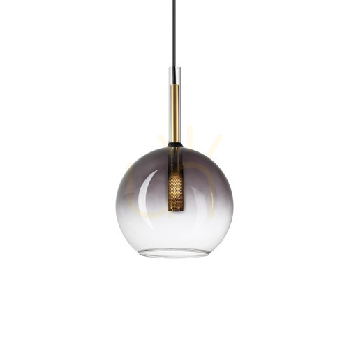Prüfen Pendelleuchte Ideallux Empire SP1 Sfera Chrom Glas G9 309811