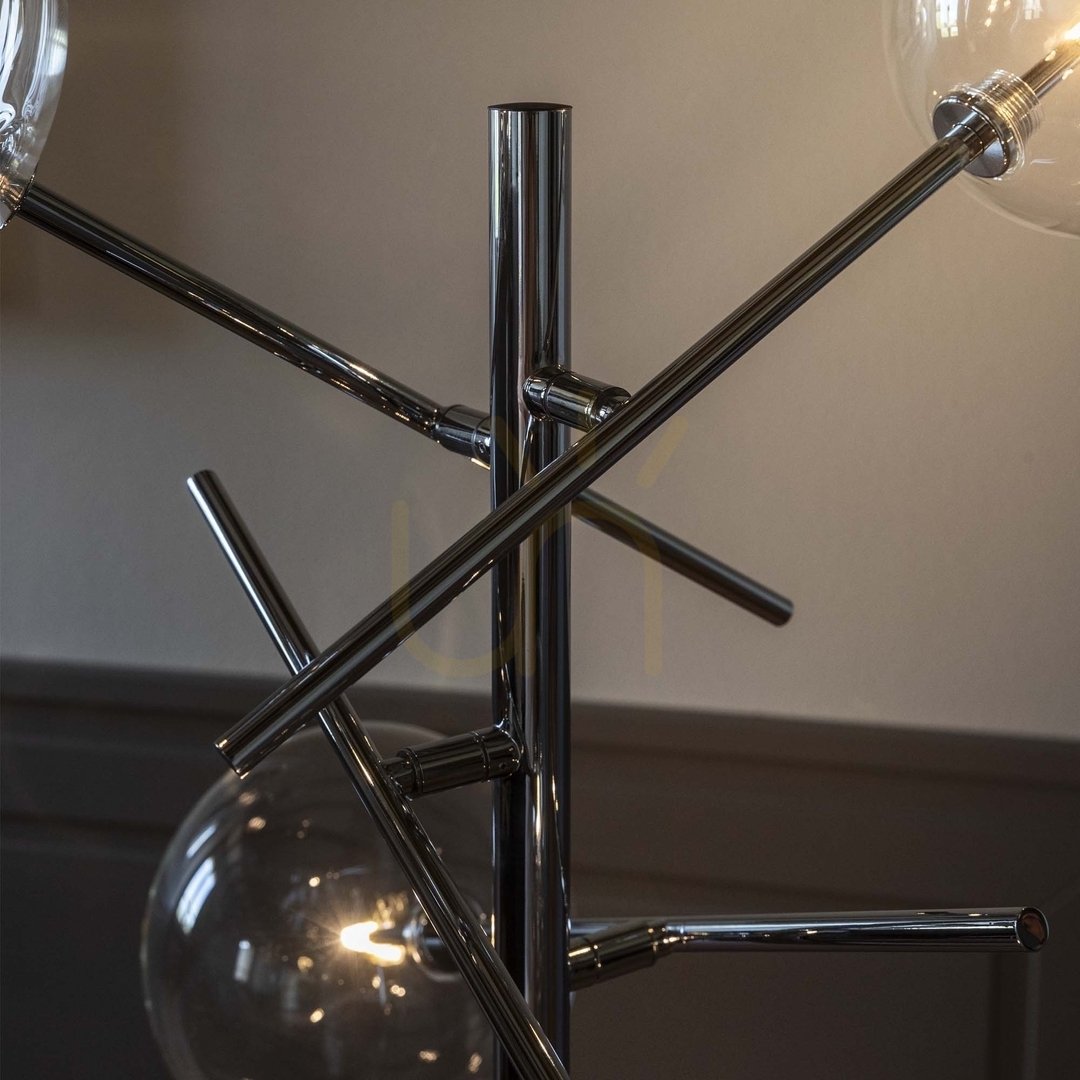 Prüfen Stehlampe Ideallux Equinoxe PT4 Chrom 4-flammig G4 290959 Stehlampe Ideallux Equinoxe PT4 Chrom 4-flammig G4 290959