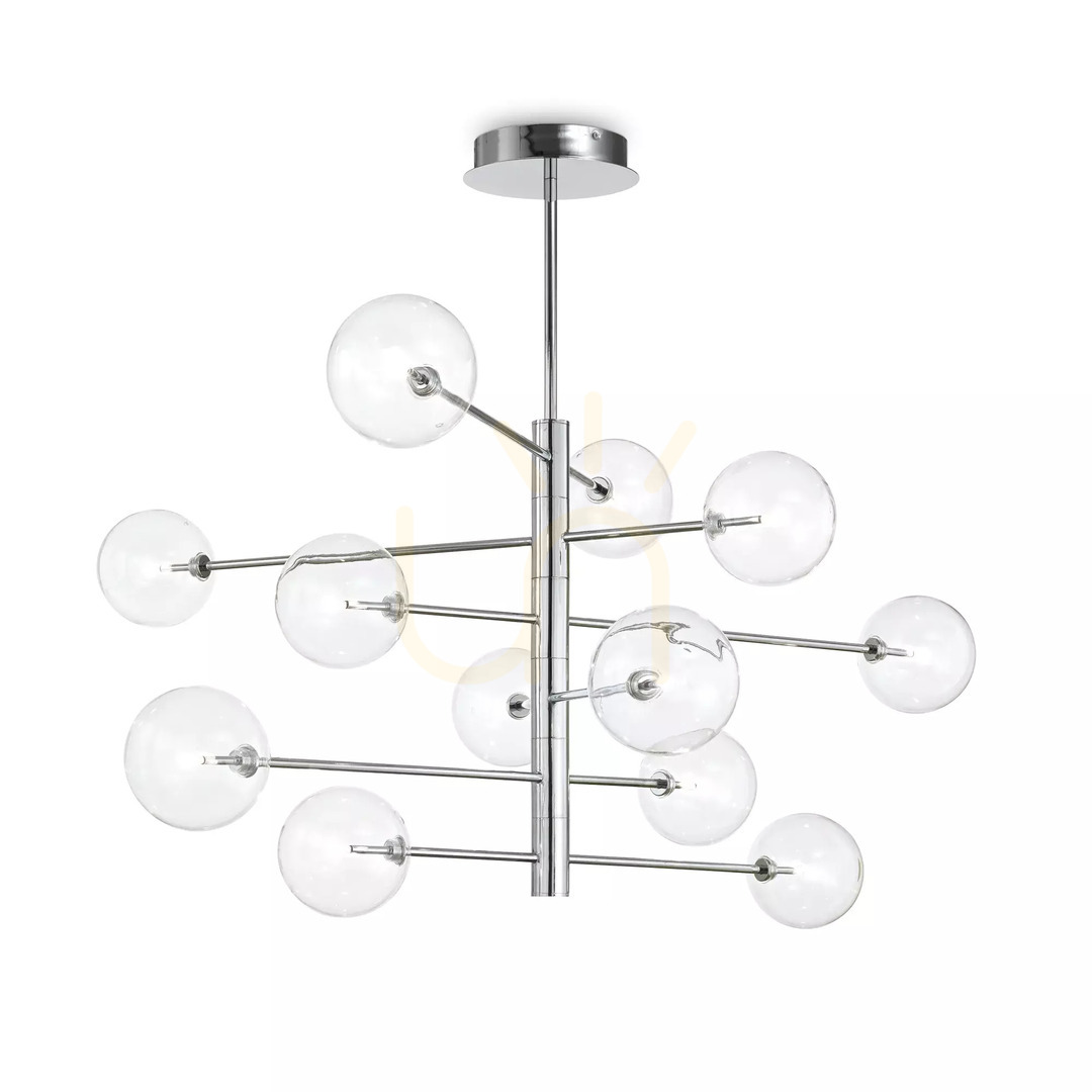 Vorschau Pendelleuchte Ideallux Equinoxe SP12 Ottone Messing 12-flammig 200125 Pendelleuchte Ideallux Equinoxe SP12 Ottone Messing 12-flammig 200125