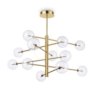 Pendelleuchte Ideallux Equinoxe SP12 Ottone Messing 12-flammig 200125 0 Pendelleuchte Ideallux Equinoxe SP12 Ottone Messing 12-flammig 200125 small 0