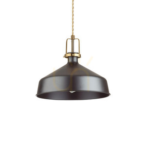 Pendelleuchte Ideallux ERIS SP1 schwarz Metall Ø33 cm E27 249063 small 0