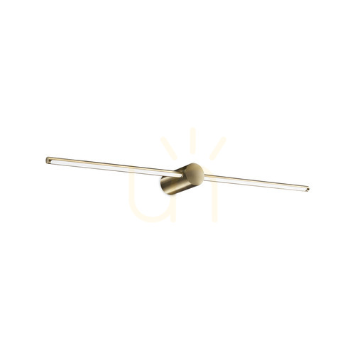 Prüfen Wandleuchte Ideallux Essence Filo AP D075 Messing LED 13W 3000K 327792