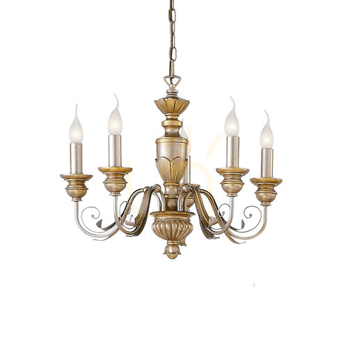 Prüfen Pendelleuchte Ideallux FIRENZE SP5 Oro Gold 5-flammig 020822