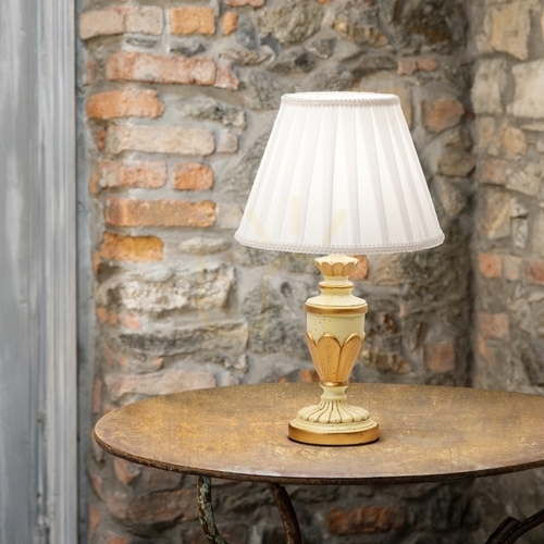 Prüfen Tischleuchte Ideallux Firenze TL1 Oro Gold E14 40W klassisch 020853