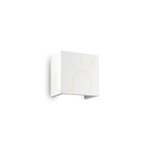 Wandleuchte Ideallux Flash Gesso AP1 Small weiß Gips G9 214672 0 Wandleuchte Ideallux Flash Gesso AP1 Small weiß Gips G9 214672 small 0