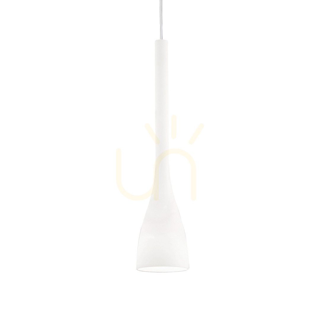 Prüfen Pendelleuchte Ideallux FLUT SP1 BIG BIANCO weiß Glas E27 035666 Pendelleuchte Ideallux FLUT SP1 BIG BIANCO weiß Glas E27 035666
