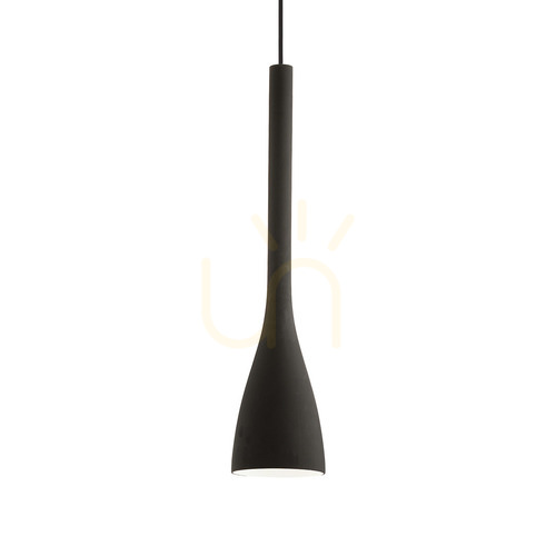 Prüfen Pendelleuchte Ideallux FLUT SP1 BIG Nero schwarz Glas E27 035680