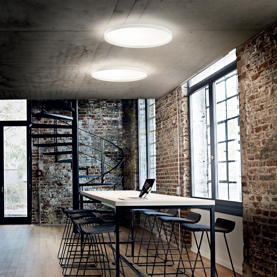 Aussicht Außen-Deckenleuchte Ideallux Fly PL D35 LED 3000K weiß 35 cm 270272 Außen-Deckenleuchte Ideallux Fly PL D35 LED 3000K weiß 35 cm 270272