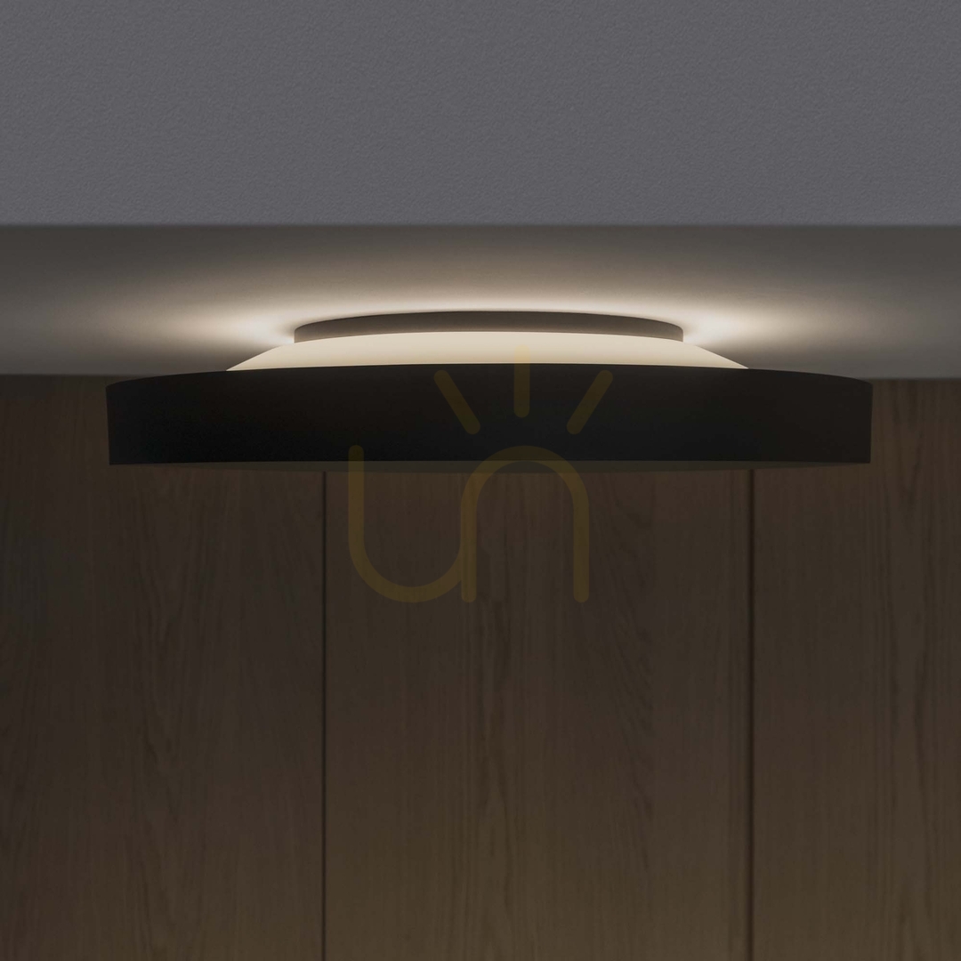 Zeige Außen-Deckenleuchte Ideallux FLY PL D45 schwarz LED 3000K 306599 Außen-Deckenleuchte Ideallux FLY PL D45 schwarz LED 3000K 306599