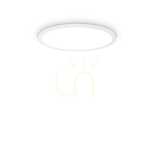 Prüfen Außen Deckenleuchte Ideallux FLY SLIM PL D45 weiß 4000K LED 26W 306667