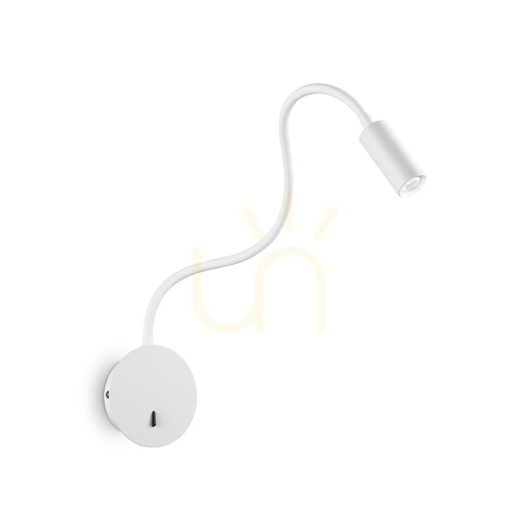 Prüfen Wandleuchte Ideallux Focus AP Bianco weiß LED 3,5W ausziehbar 203171 Wandleuchte Ideallux Focus AP Bianco weiß LED 3,5W ausziehbar 203171