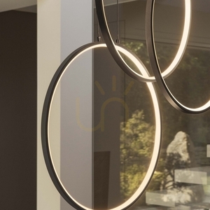 Pendelleuchte Ideallux Frame Cerchio Nero schwarz LED 82W 68,5 cm 269337 small 3