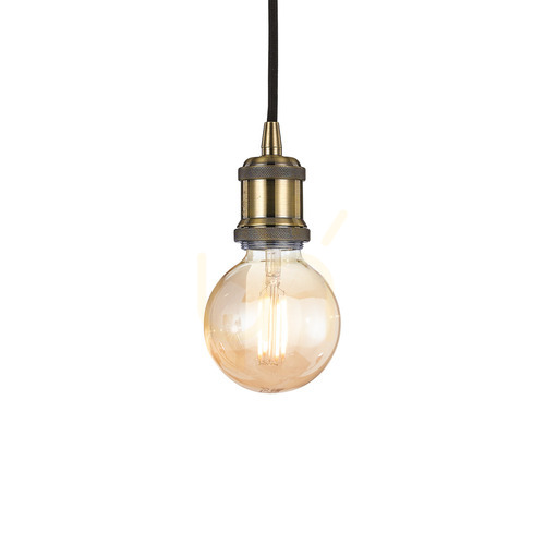 Prüfen Pendelleuchte Ideallux FRIDA SP1 Champagner Messing E27 122083