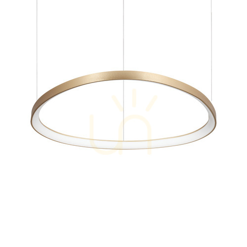 Prüfen Pendelleuchte Ideallux GEMINI D081 Messing LED 55W dimmbar 3000K 304731