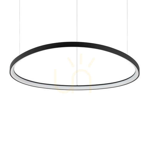 Prüfen Pendelleuchte Ideallux Gemini D105 LED 78W 3000K schwarz 307695